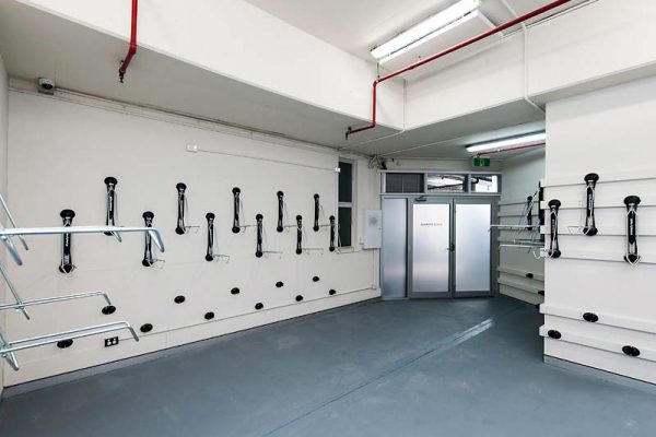 New bike storage
